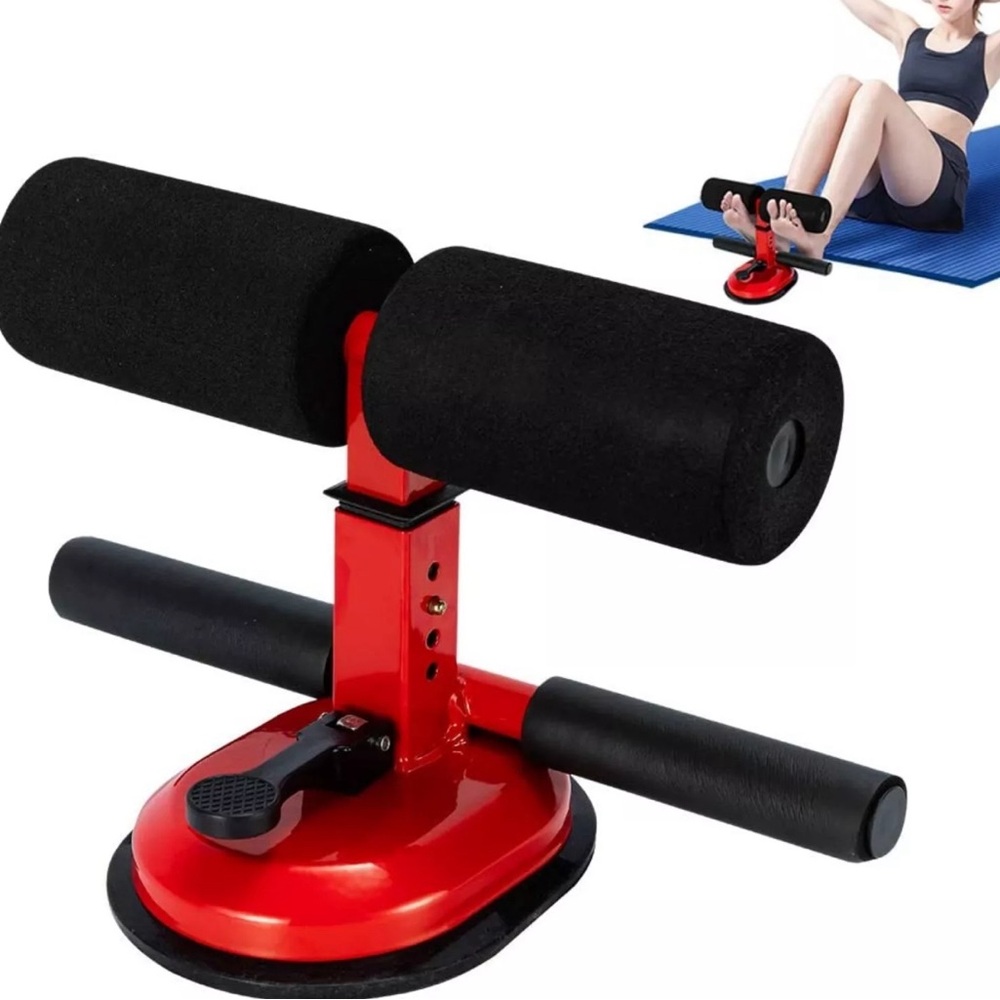 Sit Up Bar Floor with Strong Suction Cups Adjustable Foot
Holder Training Tool